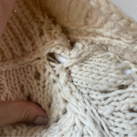 Vintage wool sweater coat Small 🐑 - Picture 4 of 6